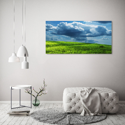 Canvas foto Onweerswolken