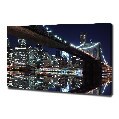 Foto canvas Brooklynbrug