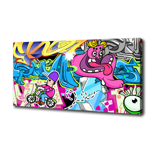 Foto op canvas Graffiti