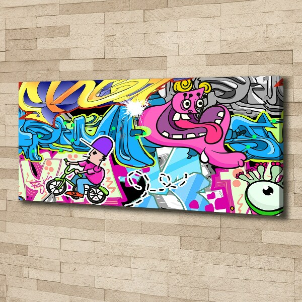 Foto op canvas Graffiti