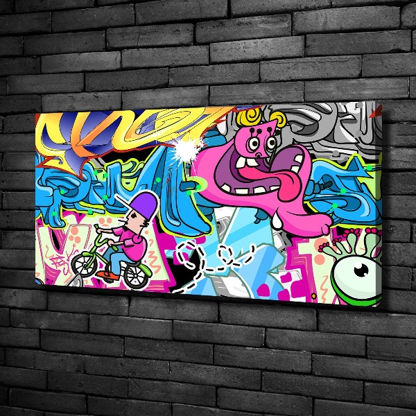 Foto op canvas Graffiti
