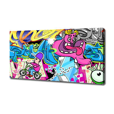 Foto op canvas Graffiti