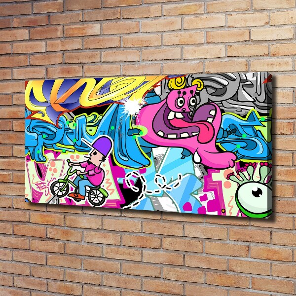 Foto op canvas Graffiti