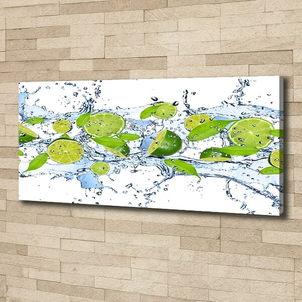 Foto op canvas Limoenen en water