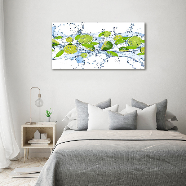 Foto op canvas Limoenen en water