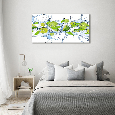 Foto op canvas Limoenen en water