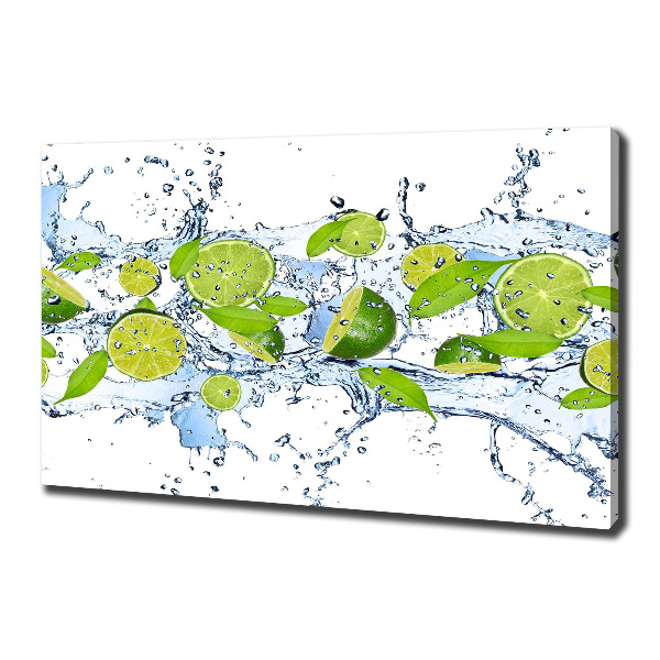 Foto op canvas Limoenen en water