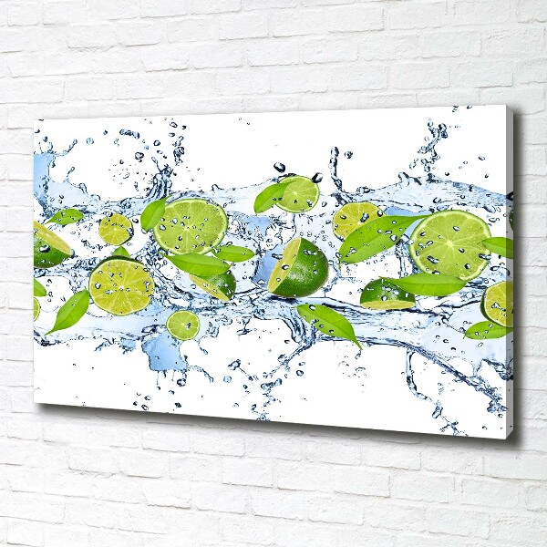 Foto op canvas Limoenen en water