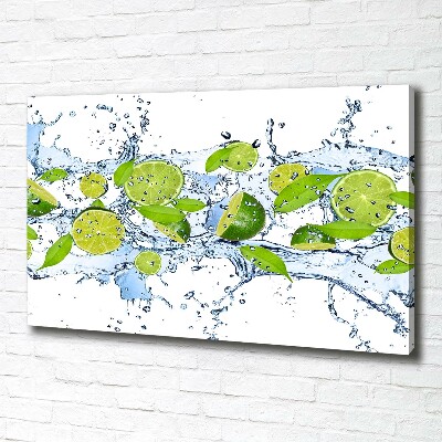 Foto op canvas Limoenen en water