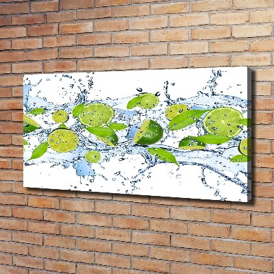 Foto op canvas Limoenen en water