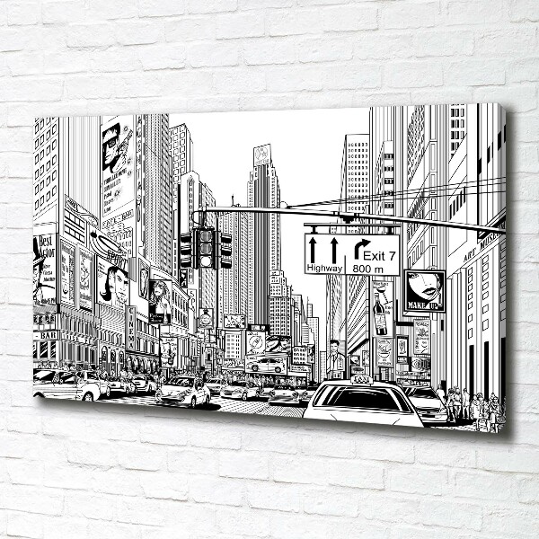 Canvas schilderij Straten van New York