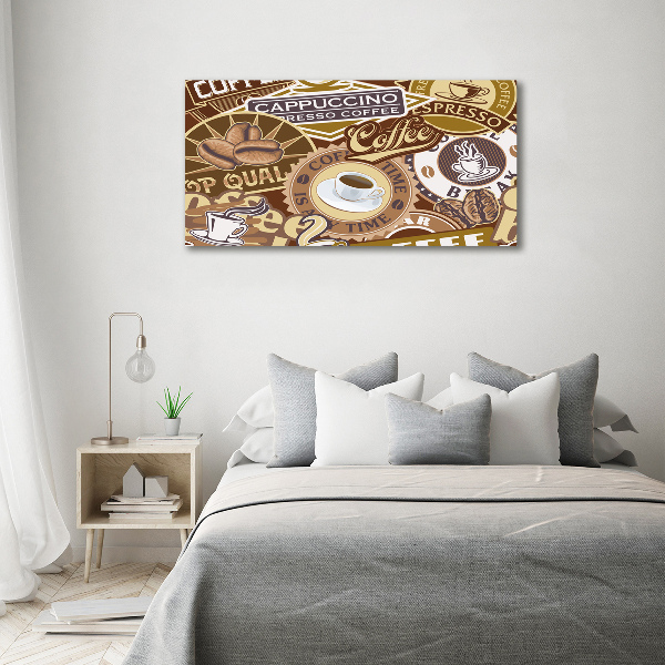 Foto canvas Koffiehuis
