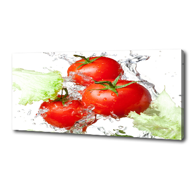 Foto op canvas Tomaten en sla