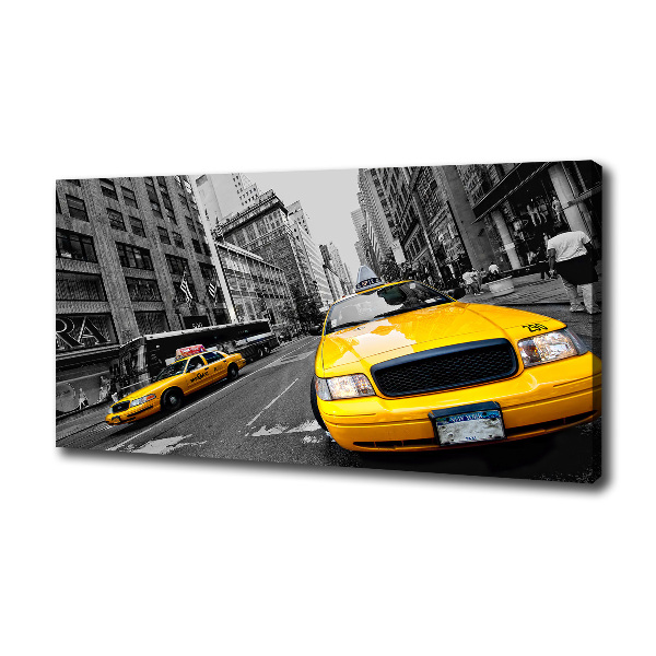 Schilderij op canvas New Yorkse taxi's