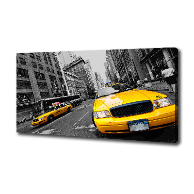 Schilderij op canvas New Yorkse taxi's