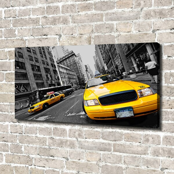 Schilderij op canvas New Yorkse taxi's