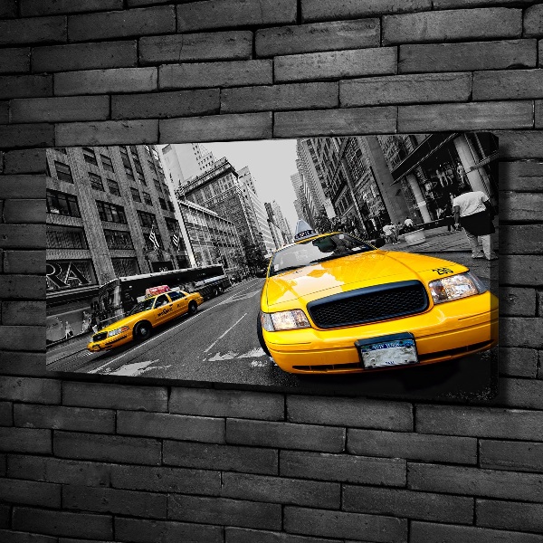 Schilderij op canvas New Yorkse taxi's