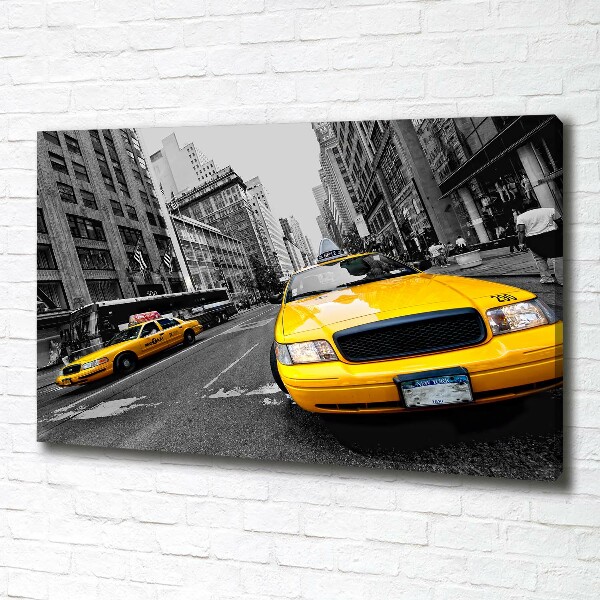 Schilderij op canvas New Yorkse taxi's