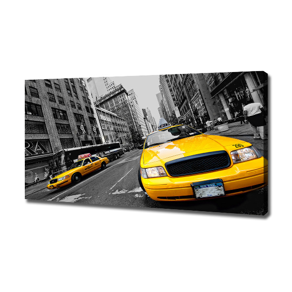 Schilderij op canvas New Yorkse taxi's