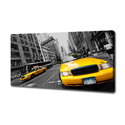 Schilderij op canvas New Yorkse taxi's