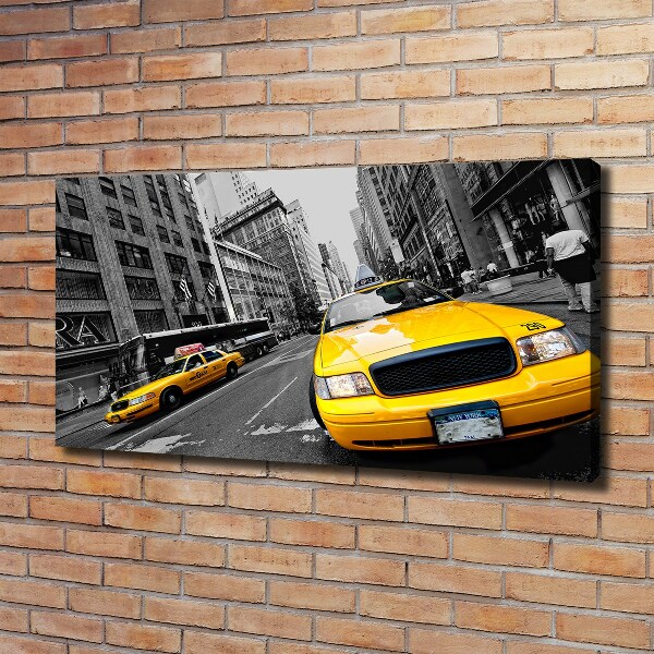 Schilderij op canvas New Yorkse taxi's
