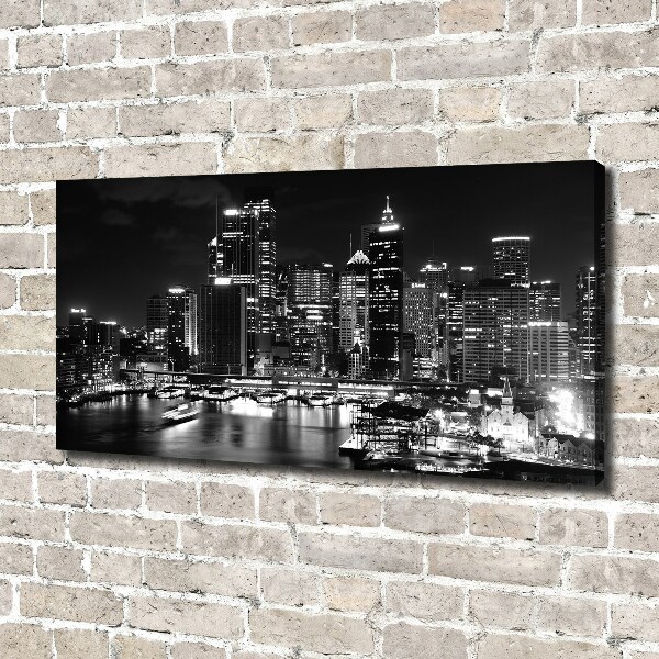 Foto op canvas Sydney 's nachts