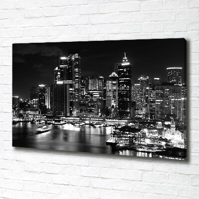 Foto op canvas Sydney 's nachts