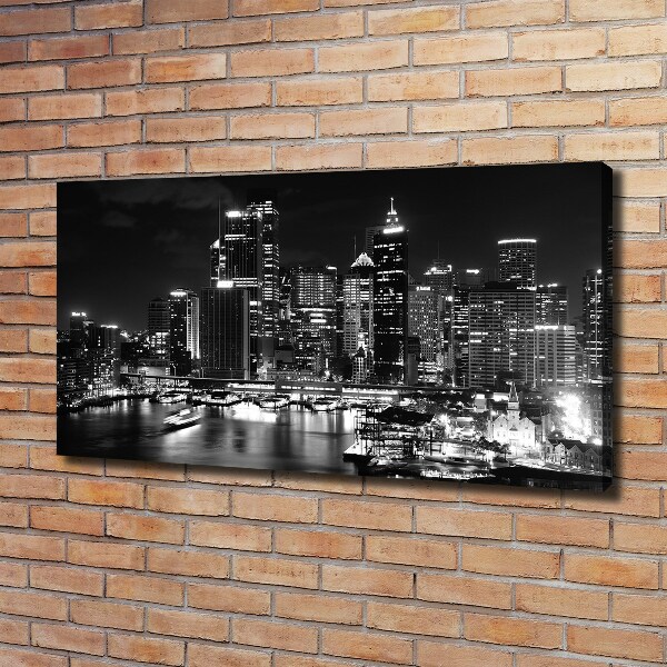 Foto op canvas Sydney 's nachts