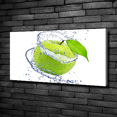 Schilderij op canvas Groene appel