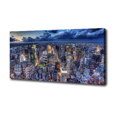 Foto op canvas New York vanuit vogelperspectief