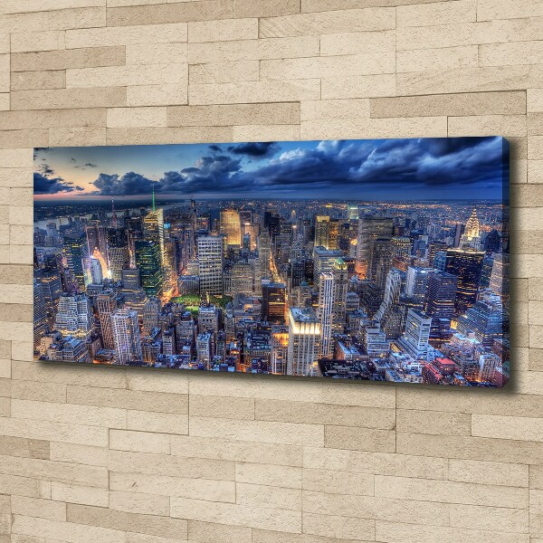 Foto op canvas New York vanuit vogelperspectief