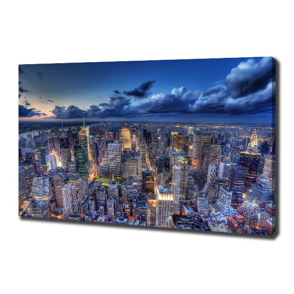 Foto op canvas New York vanuit vogelperspectief