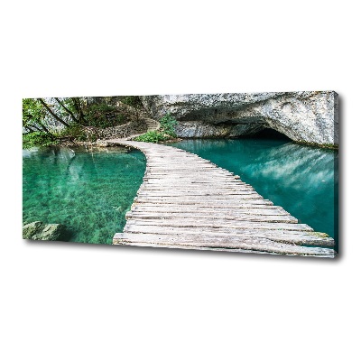 Foto canvas Plitvice-meren