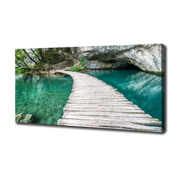 Foto canvas Plitvice-meren