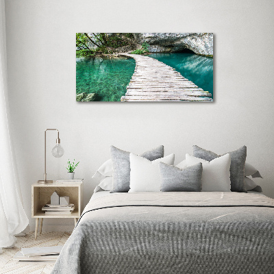 Foto canvas Plitvice-meren