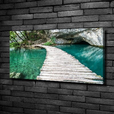 Foto canvas Plitvice-meren