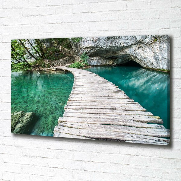 Foto canvas Plitvice-meren