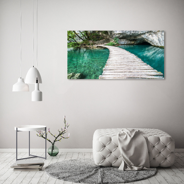 Foto canvas Plitvice-meren