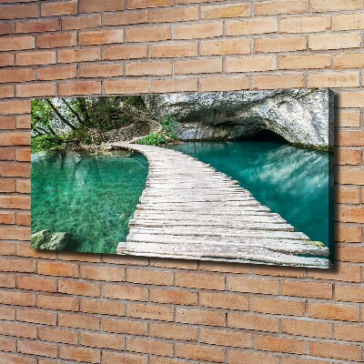 Foto canvas Plitvice-meren