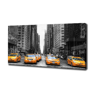 Foto canvas New Yorkse taxi's