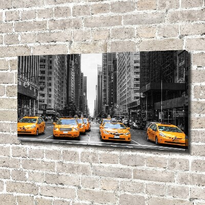 Foto canvas New Yorkse taxi's