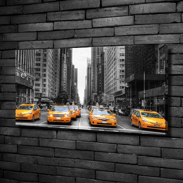 Foto canvas New Yorkse taxi's