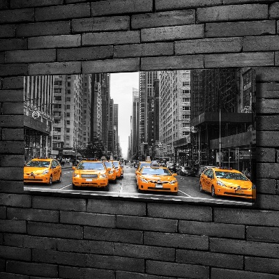 Foto canvas New Yorkse taxi's