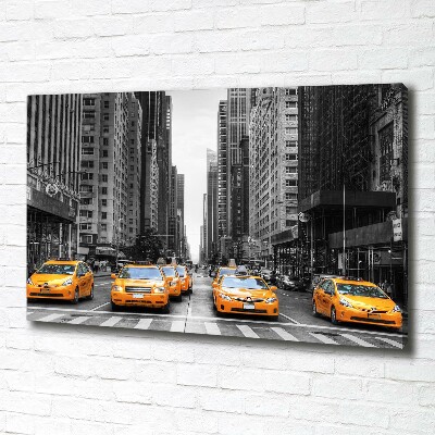 Foto canvas New Yorkse taxi's