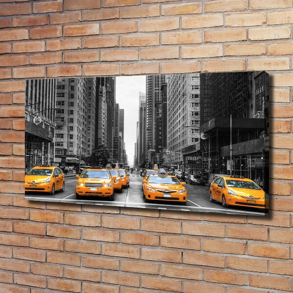 Foto canvas New Yorkse taxi's