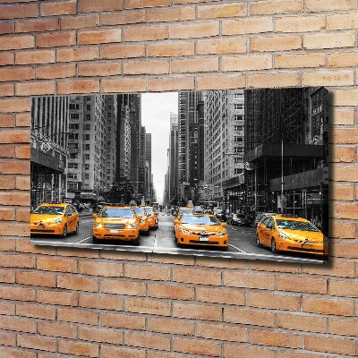 Foto canvas New Yorkse taxi's