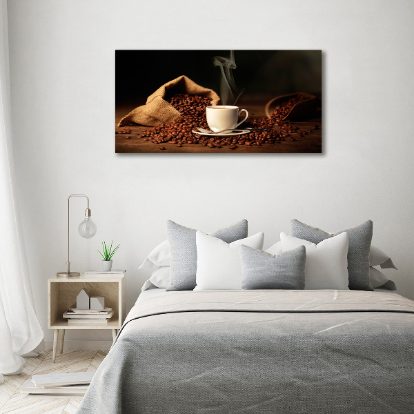 Canvas schilderij Koffie in een kopje