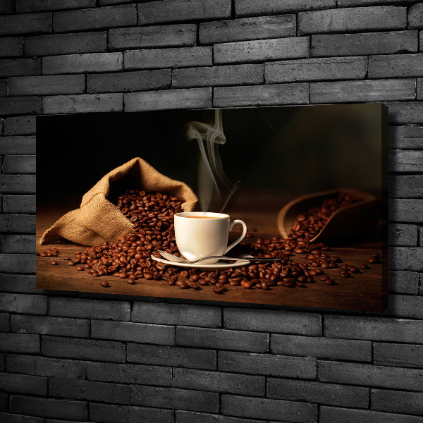 Canvas schilderij Koffie in een kopje