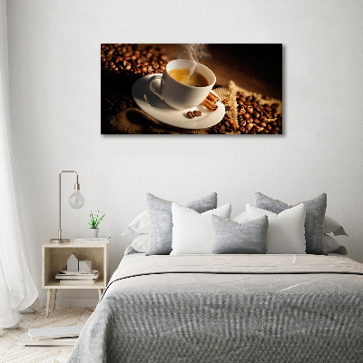 Schilderij op canvas Koffie in een kopje