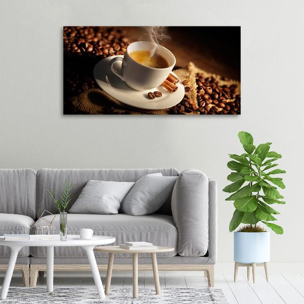Schilderij op canvas Koffie in een kopje